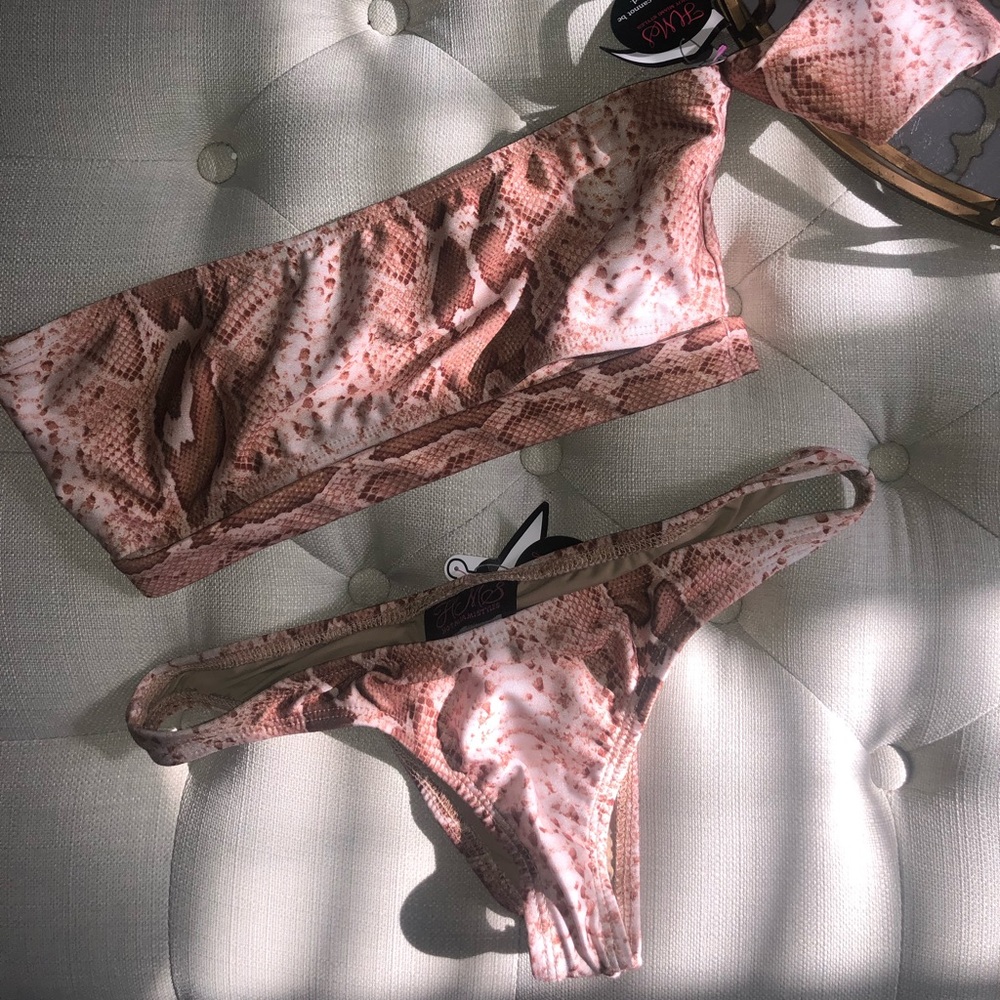 Snake skin bikini